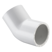 Spears Schedule 40 PVC 45 Degree Elbow, Slip x Slip